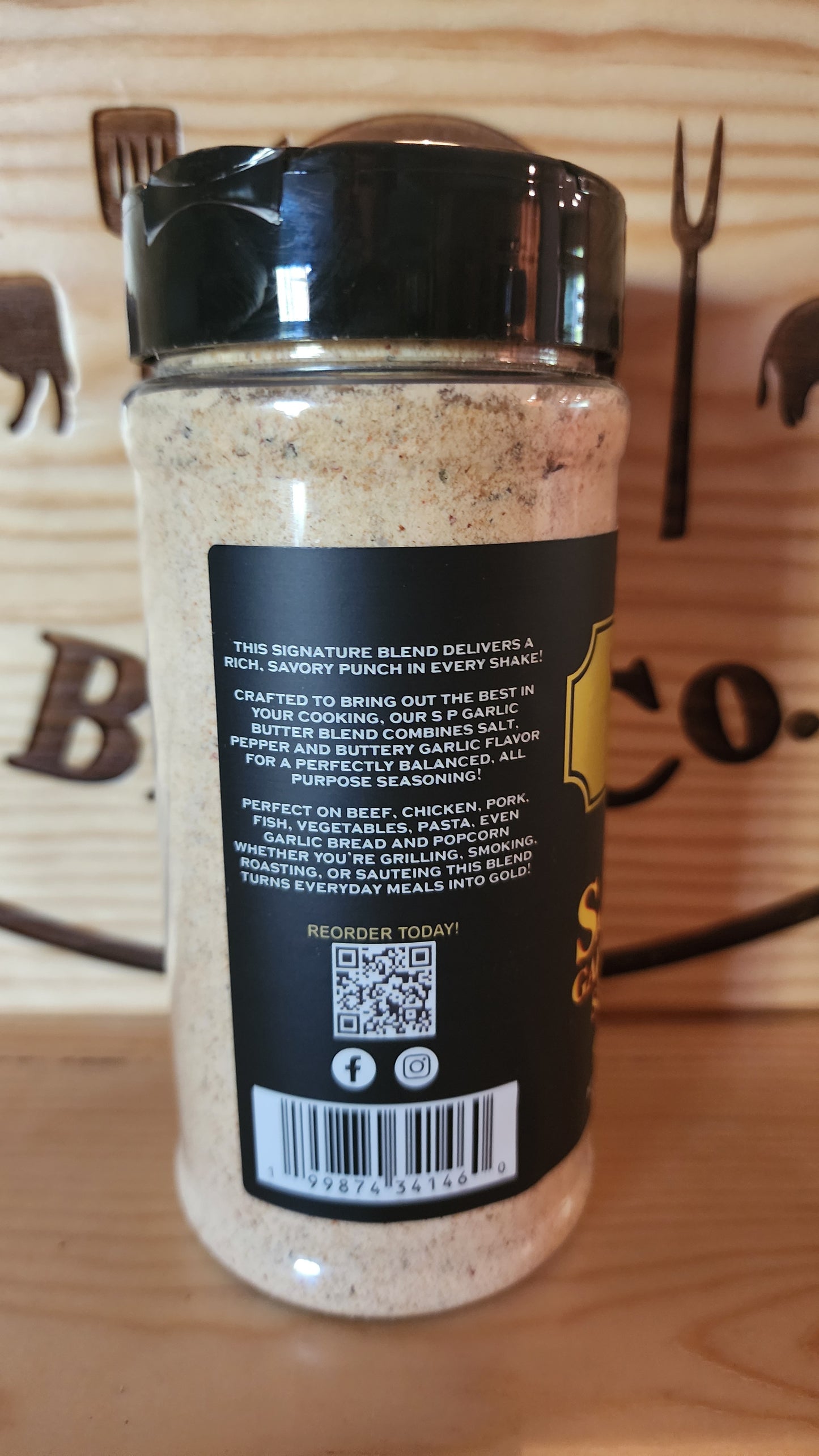 Salt Pepper Garlic Butter 11.5oz