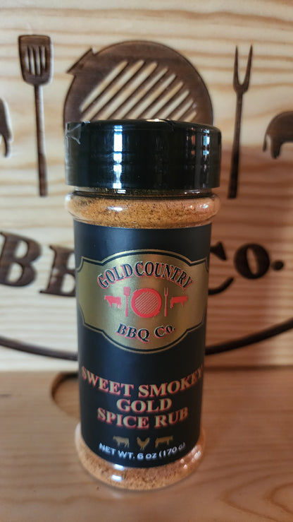 Sweet Smokey Gold Spice Rub 6oz