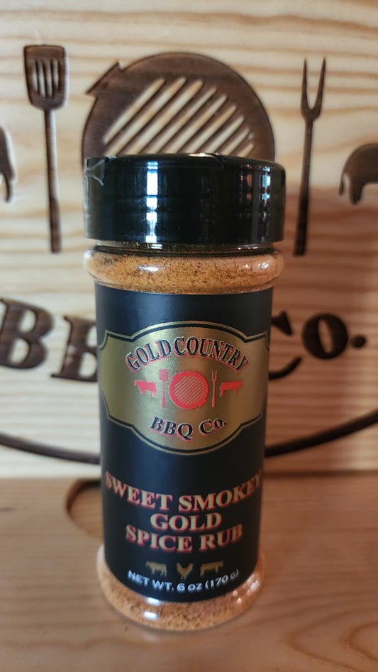 Sweet Smokey Gold Spice Rub 6oz